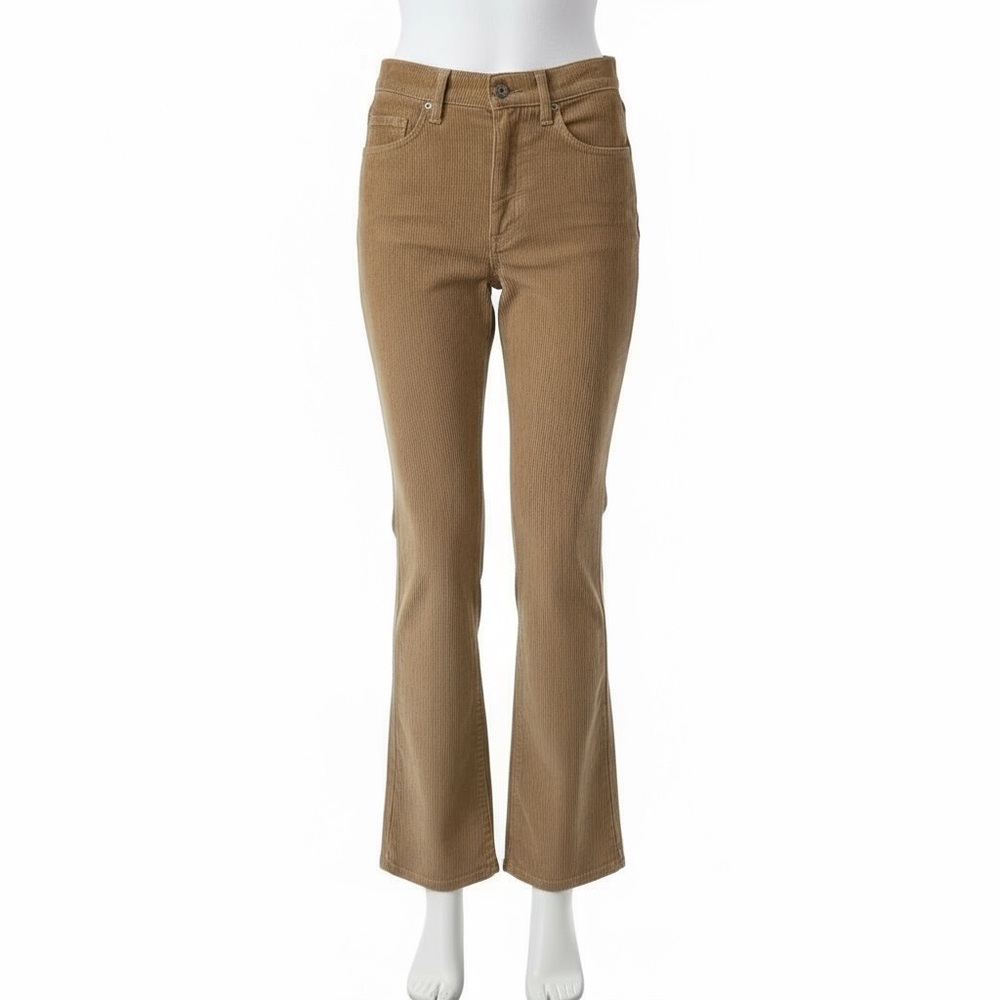 Levi’s Ribcage Wide Leg Corduroy Pants | Tan Beige | SZ 27 | High Rise | Women’s